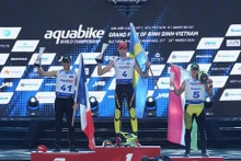 Le Suédois Samuel Johansson remporte le Grand Prix de Binh Dinh dans la catégorie Runabout GP1. Photo : ANV.