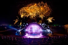 Le spectacle de classe mondiale « Le Baiser de la mer ». Photo: NDEL