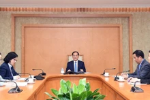 Le vice-Premier ministre et ministre des Affaires étrangères (AE) du Vietnam, Bui Thanh Son, a eu une conversation téléphonique avec le ministre turc des AE, Hakan Fidan. Photo : VNA.