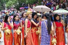 Nouvel An traditionnel Bunpimay du . Photo : chinhphu.vn