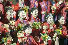 Les filles d’or du Vietnam. Photo : plo.vn