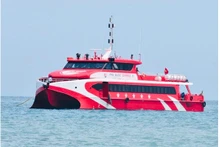 La ligne de navires express partant du port de Sa Ky pour l’île de Ly Son et en inverse. Photo : Vn Exrpess.