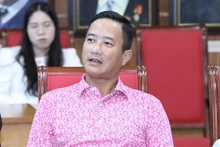Le directeur général de la compagnie par action Ngan Ha Joint Stock s'exprime lors du séminaire. Photo : thoidai.com.vn