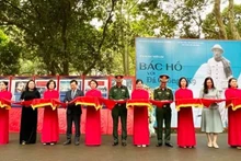 Cérémonie d'inauguration de l'exposition. Photo : sovhtt.hanoi.gov.vn