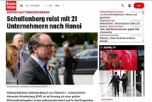 Article du quotidien Kronen Zeitung. Photo : capture d'écran