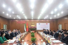 Vue d'ensemble de la cérémonie de signature du protocole d'accord entre le Comité populaire de la province de Bà Ria-Vung Tàu et le groupe DP World. Photo : nhandan.vn