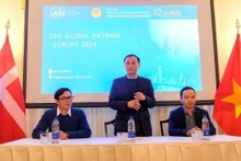 L'ambassadeur du Vietnam au Danemark, Luong Thanh Nghi, s'exprime lors de l'événement. Photo : scov.gov.vn