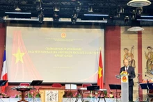 L'Ambassadeur du Vietnam en France, Dinh Toàn Thang s'exprime lors de la cérémonie. Photo : Anh Tuân/VOV.