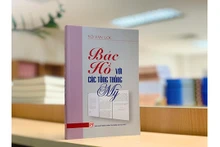 La couverture du livre "L’Oncle Hô et les Présidents américains". Photo : hanoimoi.com.vn