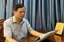 Bach Cong Tien, ancien président du Comité populaire du district de Ba Vi, à Hanoï. Photo : VNA.