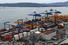 Le port de Vladivostok. Photo : VNA