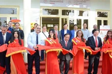 Cérémonie d'ouverture du Centre d'employabilité francophone de Dà Nang. Photo : VNA.