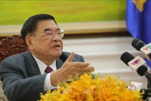 Le premier vice-président de l’Assemblée nationale du Cambodge, Cheam Yeap. Photo : VNA.