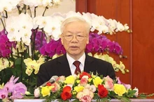 Le Secrétaire Général du Parti, Nguyên Phu Trong. Photo : NDEL.