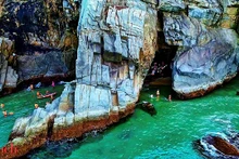 Situé à 20 km au nord de la ville de Quy Nhon (Binh Dinh), le village de pêcheurs de Nhon Ly est une célèbre attraction touristique. Photo : tcdulichtphcm.vn