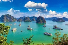 Baie d'Ha Long. Photo : journal Nhan Dan.