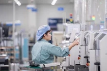 Les exportations d'ordinateurs et de produits électroniques sont principalement le fait d'entreprises d’IDE. Photo : MPI. 