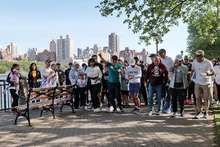 Les participants au tournoi de course d'amitié « ASEAN Fun Run » sur Roosevelt Island, à New York. Photo : baoquocte.vn