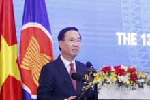 Le Président vietnamien, Vo Van Thuong, lors de la 13e Conférence des procureurs généraux ASEAN - Chine, à Hanoi, le 6 décembre. Photo : VNA.