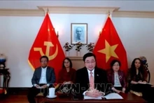 L’ambassadeur du Vietnam au Canada, Pham Cao Phong, prend la parole lors de l’événement. Photo : VNA.