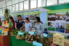 Les entreprises ont la possibilité de rechercher une coopération commerciale lors de la Foire internationale agricole du Vietnam en 2024. Photo: congthuong.vn