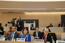 L'ambassadrice Lê Thi Tuyêt Mai, cheffe de la Mission de représentation permanente du Vietnam auprès de l'ONU, de l'OMC et d'autres organisations internationales à Genève, en Suisse. Photo : VNA.