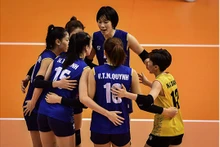L’équipe vietnamienne de volleyball féminin. Photo : AVC.