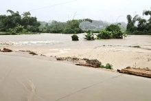Les inondations causées par la circulation résiduelle du typhon Yagi à Thai Nguyen. Photo: nhandan.vn