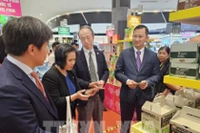 Semaine d'exposition des produits vietnamiens à AEON au centre commercial AEON - Tan Phu Celadon, à Hô Chi Minh-Ville. Photo: VNA