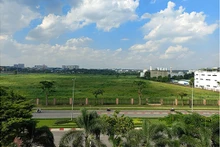 Un terrain dans le parc de haute technologie d’Hô Chi Minh-Ville. Photo : baodautu.vn
