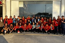 L'Équipe féminine du Vietnam est arrivée au Népal, prête pour les qualifications olympiques 2024. Photo : VFF.