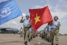 Depuis sa participation aux opérations de maintien de la paix de l'ONU en juin 2014, le pays a envoyé plus de 500 officiers et soldats dans des points chauds en Afrique. Photo: VNA