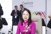 La Vice-Présidente vietnamienne, Vo Thi Anh Xuân, lors du 18e Sommet de la Francophonie, à Djerba, en Tunisie. Photo : VNA.