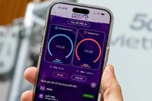Test de vitesse du réseau 5G lors de son lancement en octobre 2024. Photo: vnexpress.net