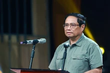 Le Premier ministre Pham Minh Chinh lors du programme. Photo : VNA.