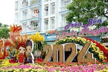 Festival de fleurs du Tet du Dragon 2024 à Hô Chi Minh-Ville (au Sud du Vietnam). Photo d'illustration : VNA.