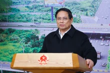Le Premier ministre Pham Minh Chinh, chef du Comité de pilotage des grands projets ferroviaires nationaux. Photo : VGP.