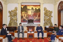 Panorama de la rencontre. Photo: QĐND