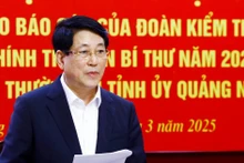 Le président Luong Cuong s’exprime lors de la conférence, à Quang Ninh, le 19 mars. Photo : VNA.