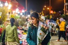 Hanoï : le marché aux fleurs de Quang An est animé à l’approche du Têt traditionnel