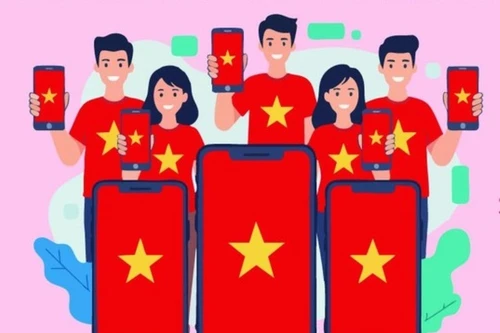 80e Fête nationale : : la campagne « Fierté d'être Vietnamiens – Teindre le cyberespace en rouge »