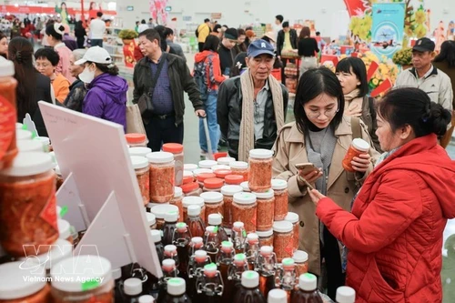 À Hanoï, les transports en commun sont gratuits pendant les vacances du Nouvel An lunaire (Têt). (Photo : VNA)