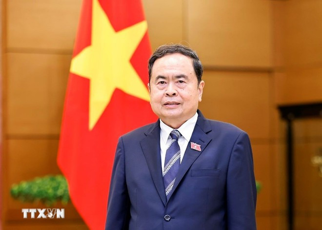 Le président de l’Assemblée nationale, Tran Thanh Man. Photo : VNA. Le président de l’Assemblée nationale, Tran Thanh Man. Photo : VNA.