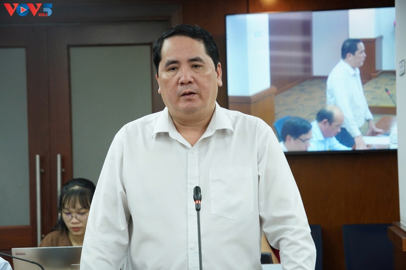 Nguyên Tân Phong, directeur adjoint du service municipal des affaires intérieures de Hô Chi Minh-ville. Photo : Kim Dung/VOV à Hô Chi Minh-ville.