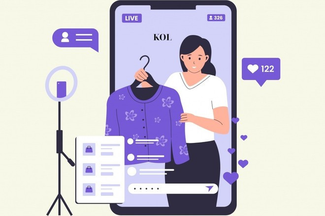 Aujourd'hui, les leaders d'opinion ne se contentent pas de partager du contenu personnel, mais deviennent également des partenaires importants d'entreprises et de marques dans leurs campagnes publicitaires et leur activité en ligne. Photo haiquanonline.com.vn Aujourd'hui, les leaders d'opinion ne se contentent pas de partager du contenu personnel, mais deviennent également des partenaires importants d'entreprises et de marques dans leurs campagnes publicitaires et leur activité en ligne. Photo haiquanonline.com.vn