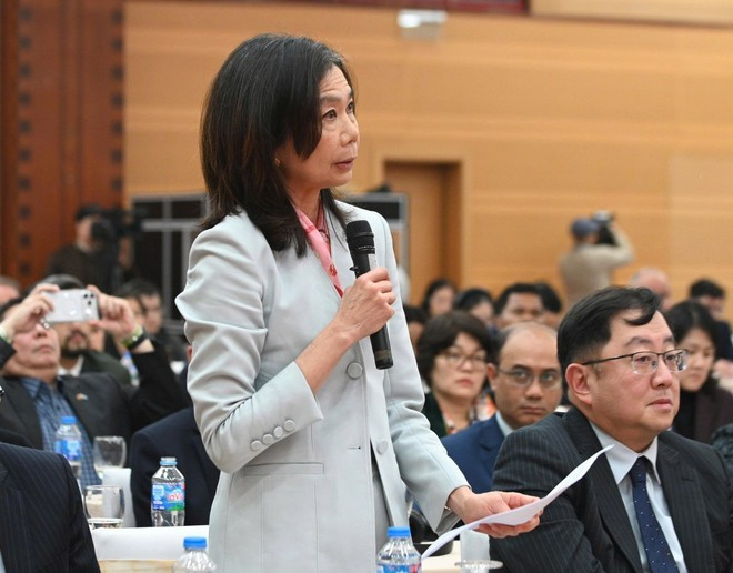 La coordinatrice résidente des Nations Unies au Vietnam, Pauline Tamesis. Photo: VNA.