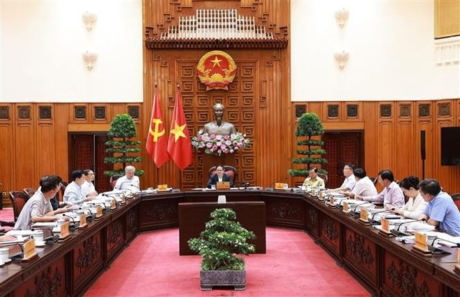 Vue d'ensemble de la réunion, à Hanoi, le 1er juillet. Photo : VNA. Vue d'ensemble de la réunion, à Hanoi, le 1er juillet. Photo : VNA.