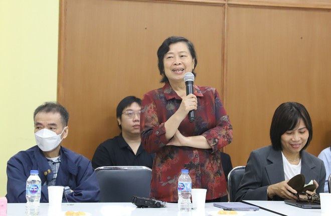 La professeure Nguyên Thi Kim Oanh de l'Institut de Technologie d'Asie s'exprime à la rencontre. Photo: VNA La professeure Nguyên Thi Kim Oanh de l'Institut de Technologie d'Asie s'exprime à la rencontre. Photo: VNA