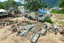 Les inondations ont gravement affecté la vie et les activités des habitants de la province de Son La. Photo : NDEL.