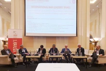 Des délégués à la 38e Conférence annuelle de l'Association des avocats d'Asie-Pacifique. Photo : VNA.